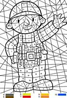 coloriage coloriage magique bob le bricoleur